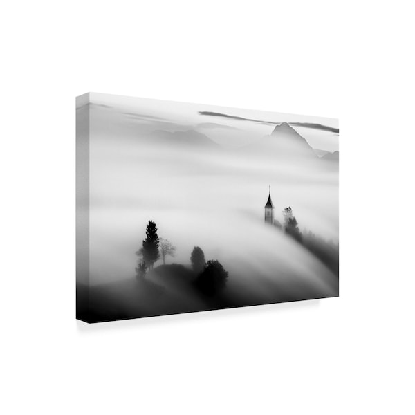 Lubos Balazovic 'In The Clouds Fog' Canvas Art,30x47